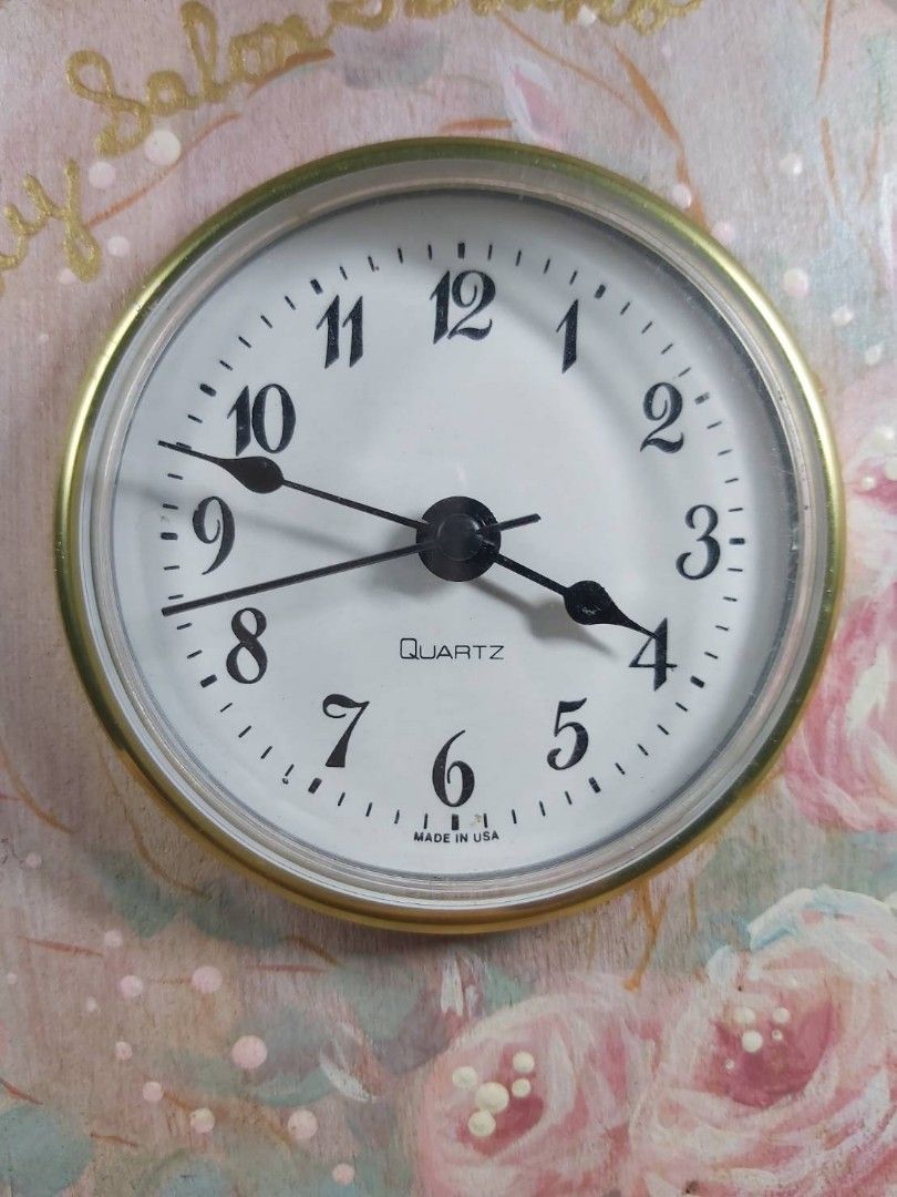 SHABBY CHIC WOODEN TABLE CLOCK (Category: Clocks) located in Bulacan. Submitted by nansantiago (Listing ID 1439325933, Image 3). Description: SHABBY CHIC WOODEN TABLE CLOCK Clock quartz made in USA Good working condition 🏷️ ₱200‼️ 📍 Location: Plaridel, Bulacan 💸 Mode of Payments: Gcash / BPI 📦 Pick-up / Ship 🚚 Couriers : Flash Express / SPX / Lalamove.