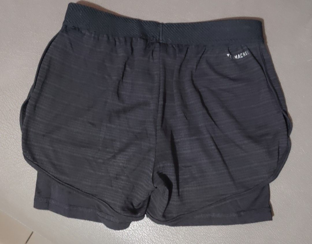 Adidas Girls' Shorts (Category: Babies & Kids Fashion) located in Quezon City. Submitted by liza.t (Listing ID 1439259906, Image 2). Description: - Adidas girls' shorts - Size: 9-10Y (140) - Design: Layered (darker inner, lighter outer) - Features Adidas logo - Made in Cambodia.