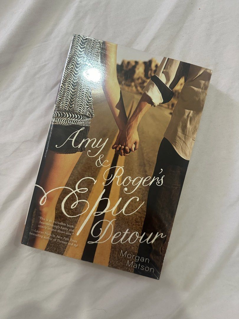 Amy & Roger's Epic Detour by Morgan Matson (Category: Storybooks) located in Cainta. Submitted by abivc (Listing ID 1439420362, Image 1). Description: - "Amy & Roger's Epic Detour" by Morgan Matson - Paperback edition .