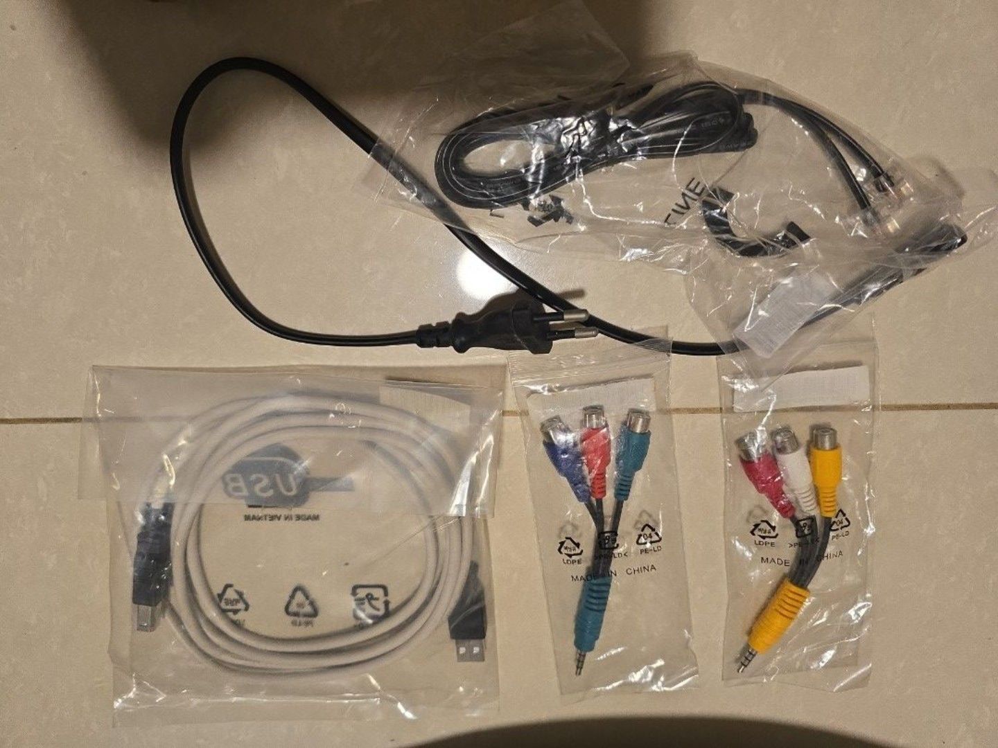 Assorted Cables and Adapters - New461520022180341760
