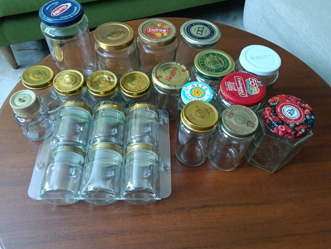 Empty Glass Bottles & Jars with Lids461012259402557441