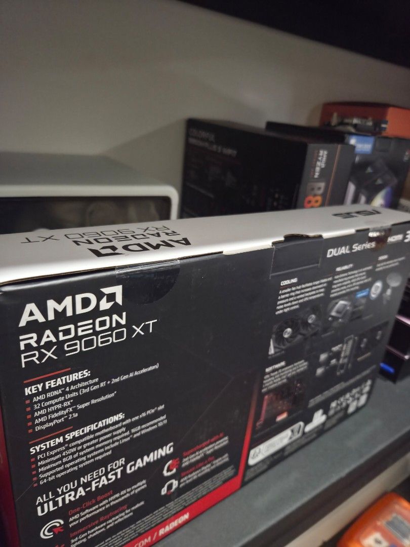 ASUS Dual AMD RX 9060 XT 16GB GPU460949245501132801