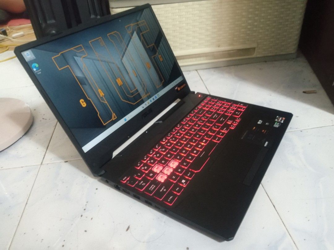 ASUS TUF GAMING A15 RYZEN 7 4000 SERIES AMD RADEON 8GB 512SSD (Category: Laptops & Notebooks) located in Manila. Submitted by haimenjemm73412 (Listing ID 1439336241, Image 2). Description: ASUS TUF GAMING A15 RYZEN 7 4000 SERIES AMD RADEON 8GB 512SSD -processor RYZEN 7 4800H WITH RADEON (16.CPUs) 2.9Ghz NVIDIA GEFORCE RTX 3050 - 8GB RAM -STOREGE 512SSD - Original Charger - Actual picture posted - Resulotion (1920 x 1080) (32 bit) (58Hz - No Issue