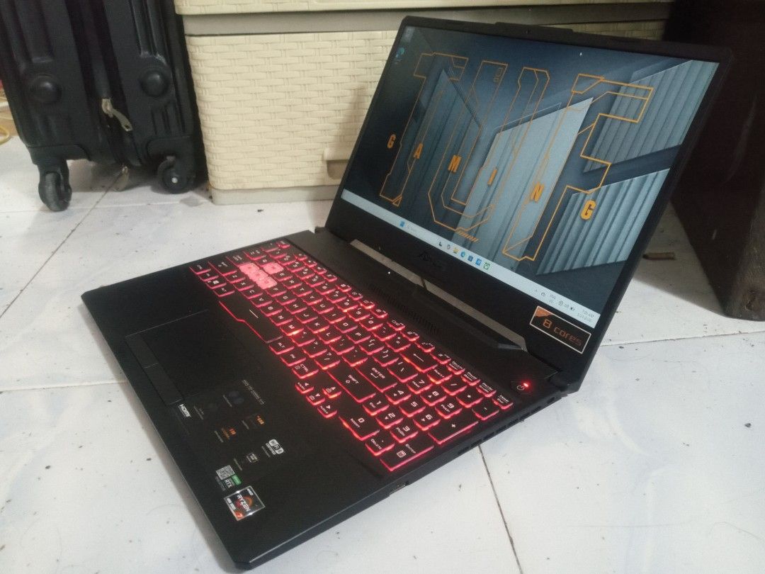 ASUS TUF GAMING A15 RYZEN 7 4000 SERIES AMD RADEON 8GB 512SSD (Category: Laptops & Notebooks) located in Manila. Submitted by haimenjemm73412 (Listing ID 1439336241, Image 3). Description: ASUS TUF GAMING A15 RYZEN 7 4000 SERIES AMD RADEON 8GB 512SSD -processor RYZEN 7 4800H WITH RADEON (16.CPUs) 2.9Ghz NVIDIA GEFORCE RTX 3050 - 8GB RAM -STOREGE 512SSD - Original Charger - Actual picture posted - Resulotion (1920 x 1080) (32 bit) (58Hz - No Issue
