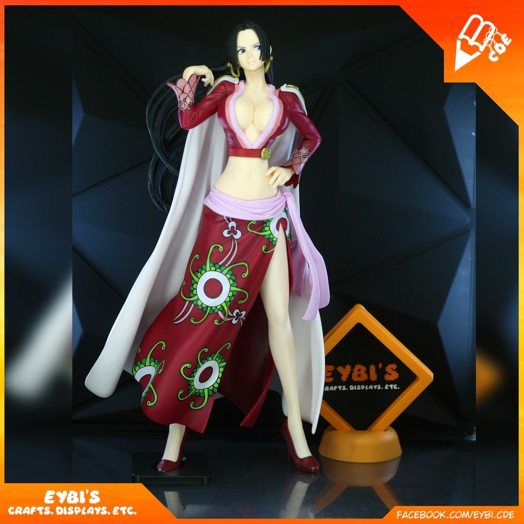 Authentic 2026 One Piece Boa Hancock Banpresto Grandista Figure (BIB) (Category: Toys & Games) located in Quezon City. Submitted by eybi.cde (Listing ID 1439251026, Image 1). Description: • Actual photos of the item are shown and on-hand. Please refer to the pictures for details. • Condition: WYSIWYG. Please manage expectations as minor paint transfers and scratches maybe present, especially for loose figures. Most BIB figures has no brownbox or 