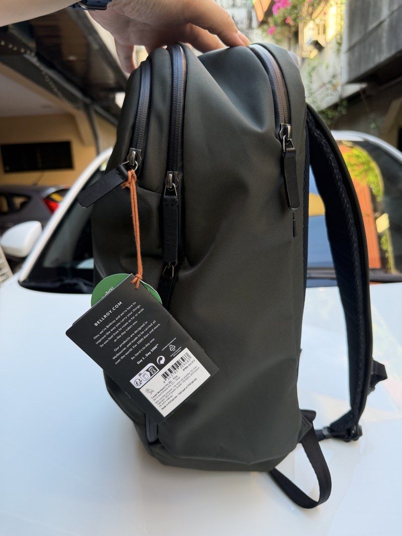 Bellroy Transit Workpack Pro 22L Olive (Category: Backpacks) located in Quezon City. Submitted by --ro-- (Listing ID 1439250972, Image 2). Description: Bellroy Transit Workpack Pro 22L Olive 1 week used - Good as new A feature-rich backpack that transitions seamlessly from work and commutes to travel Fits 16” laptop Large 22L format Large front organizer pocket External zipped water-bottle pocket Breathable mesh back panel Adjustable sternum stra
