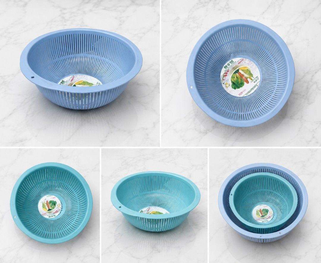 BN Blue and Teal Plastic Colander Set461493215796940800