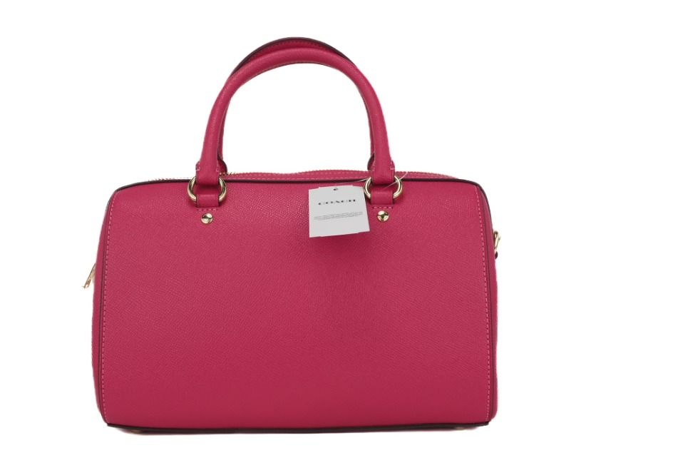 Coach Bold Pink Multi Light Rowan Webb Strap Satchel Bag (Category: Luxury Bags & Wallets) located in Manila. Submitted by mariasfabshop (Listing ID 1439319761, Image 2). Description: You may send us a message if you want another set of photos of the bag. .