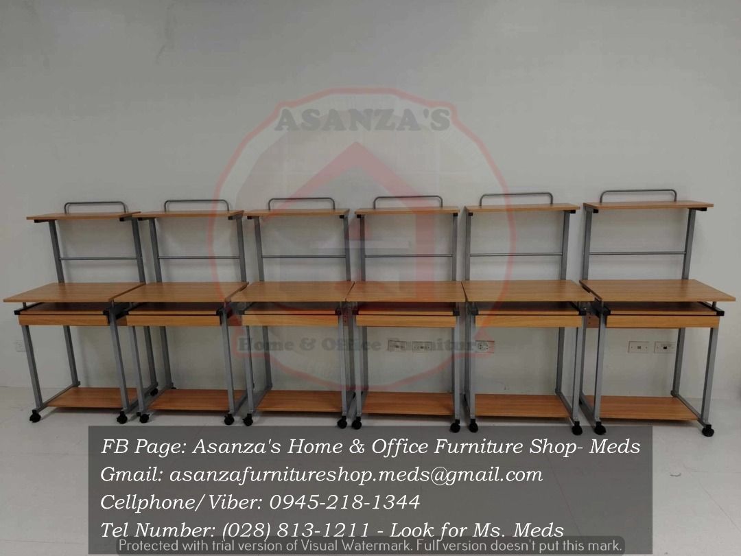 COMPUTER TABLE | OFFICE FURNITURE DIRECT SUPPLIER (Category: Other Home Furniture) located in Quezon City. Submitted by asanzameds.1995 (Listing ID 1439324574, Image 3). Description: ASANZA'S HOME & OFFICE FURNITURE SHOP 🔥 2026 FACTORY SALE -BIG DISCOUNTS! COMPUTER TABLE ✨ These chairs combine seating with a small writing surface, making them a common sight in lecture halls, training rooms, and schools. They are often foldable for easy storage. 