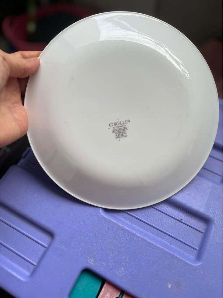 Corelle Blue Floral Plate460899573837352963