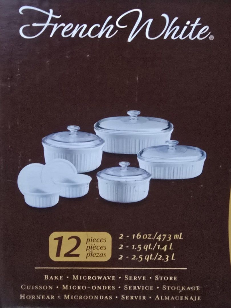 Corningware French White 12-Pc Set461599695040030720