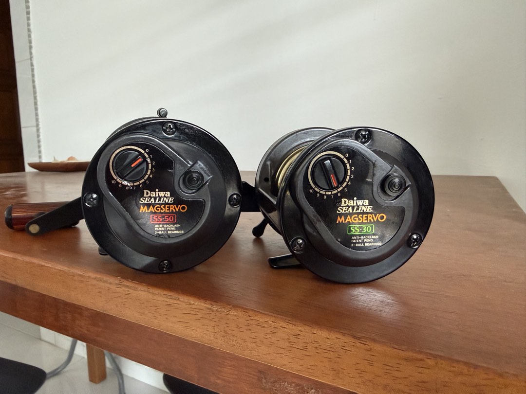 Daiwa SEALINE MAGSERVO SS-30 and SS-50, Sports Equipment, Fishing