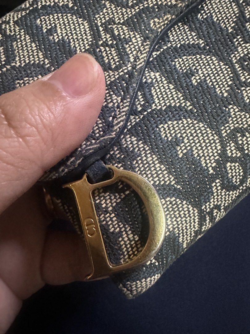 Dior Jacquard Saddle Wallet (Category: Luxury Bags & Wallets) located in Bulacan. Submitted by annebulaclac (Listing ID 1439300027, Image 2). Description: Authentic Dior Wallet. Check pics for authentication. No inclusions or box. Preloved. RFS: Upgrade. .