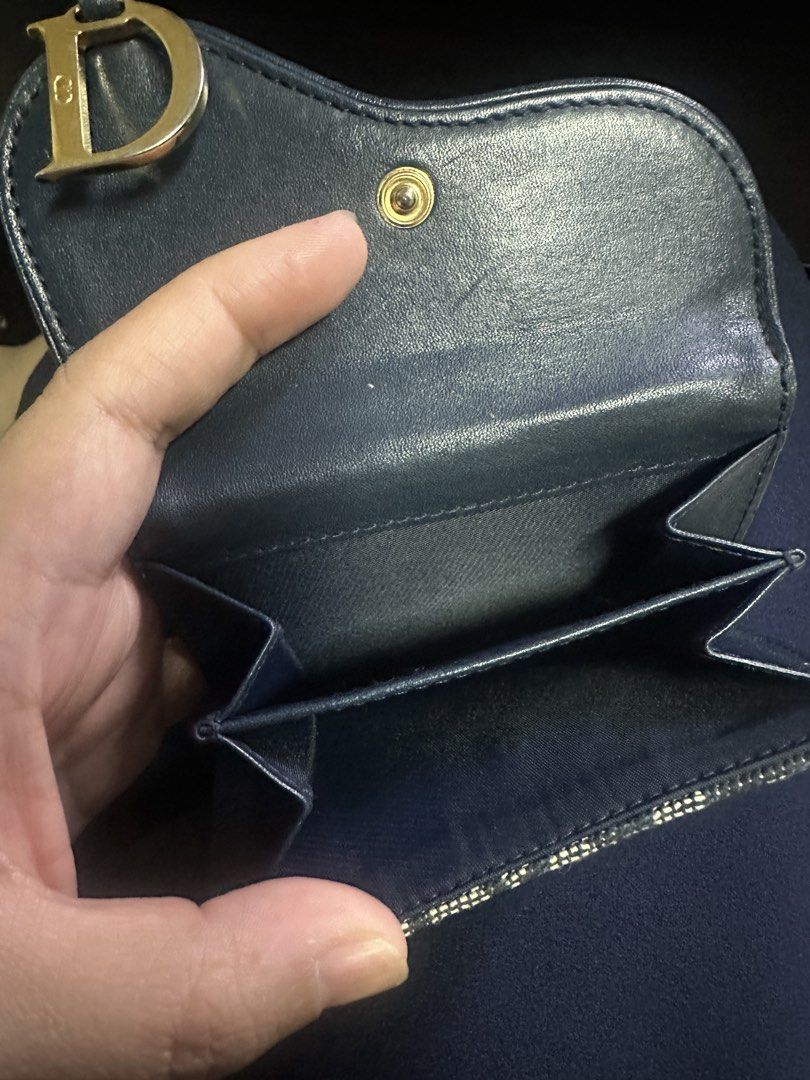 Dior Jacquard Saddle Wallet (Category: Luxury Bags & Wallets) located in Bulacan. Submitted by annebulaclac (Listing ID 1439300027, Image 3). Description: Authentic Dior Wallet. Check pics for authentication. No inclusions or box. Preloved. RFS: Upgrade. .