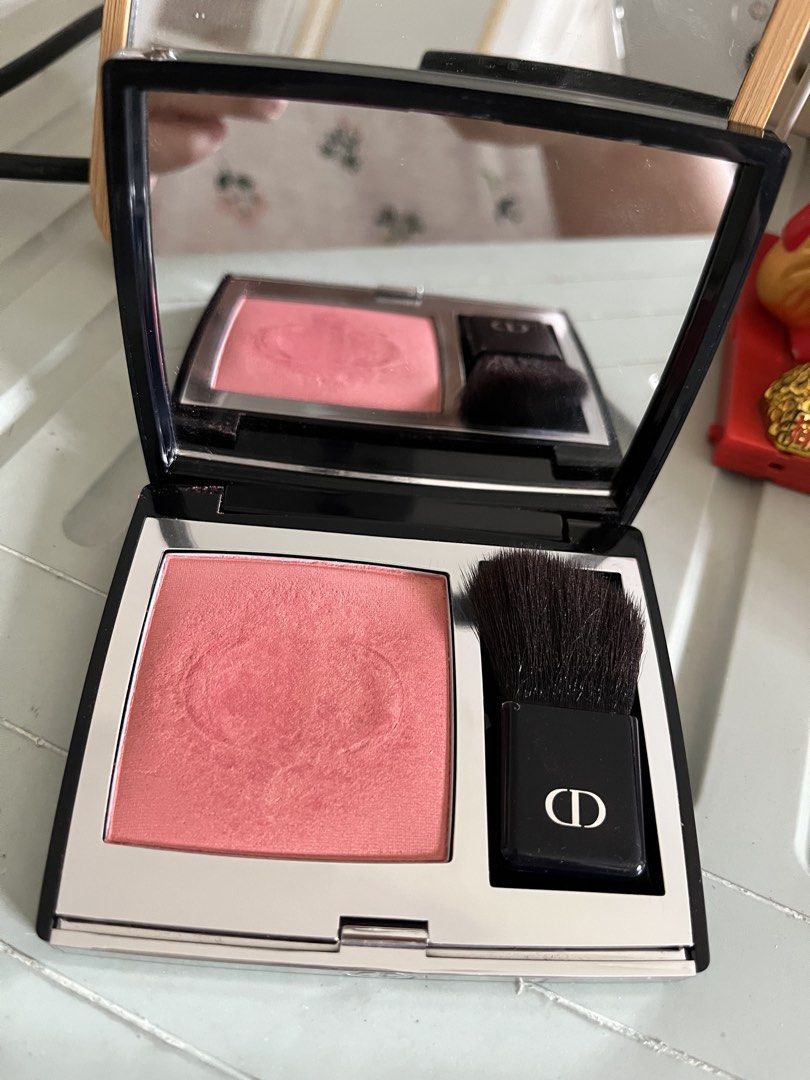 Dior Rouge Blush (Category: Makeup) located in Cainta. Submitted by bloomeveryday (Listing ID 1439303158, Image 1). Description: Rose Montaigne Shimmer Bought from Rustan’s Shang on July 6, 2025 for 3,550 pesos Expires October 2027 Comes with box and receipt.