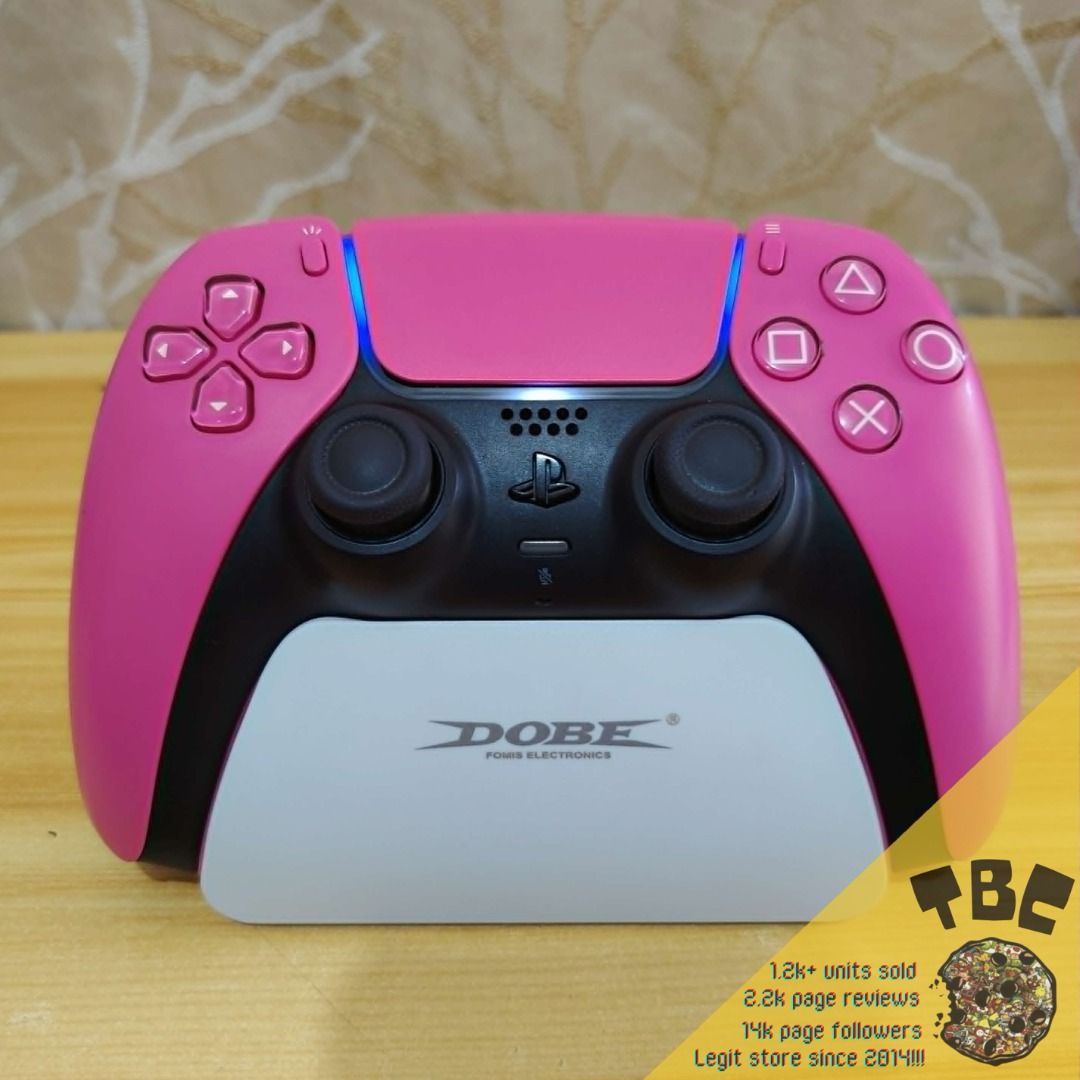 DS5 Controller White and Nova Pink Dualsense Dual Sense (Category: Controllers) located in Paranaque City. Submitted by thebiskwitcompany (Listing ID 1439301907, Image 1). Description: #34 Nova Pink Dual Sense 5 Controller P2695 -no box -very good condition -no issue (ghost movement, buttons, wireless, battery) White Dual Sense 5 Controller P2495 -no box -very good condition -no issue (ghost movement, buttons, wireless, battery) Compatible with P