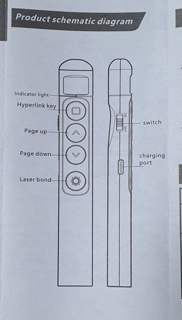 Electronic Page Turning Pen Presentation Pointer461420781005056002