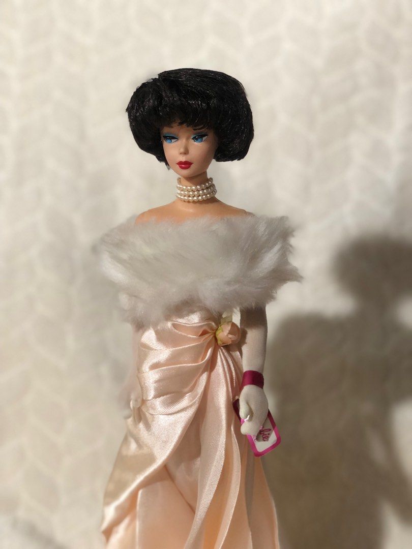 Enchanted Evening Vintage Repro Bubble Cut Barbie (Category: Vintage Collectibles) located in Quezon City. Submitted by dai_jia_mei (Listing ID 1439258152, Image 2). Description: Lost box. Never displayed. Just stored in drawer. 50th anniversary reproduction. Originally came with two pairs of earrings. One pair was lost. RFS: Decluttering MOP: GCash Buyer is in charge of shipping. What you see is what you get. No returns please..