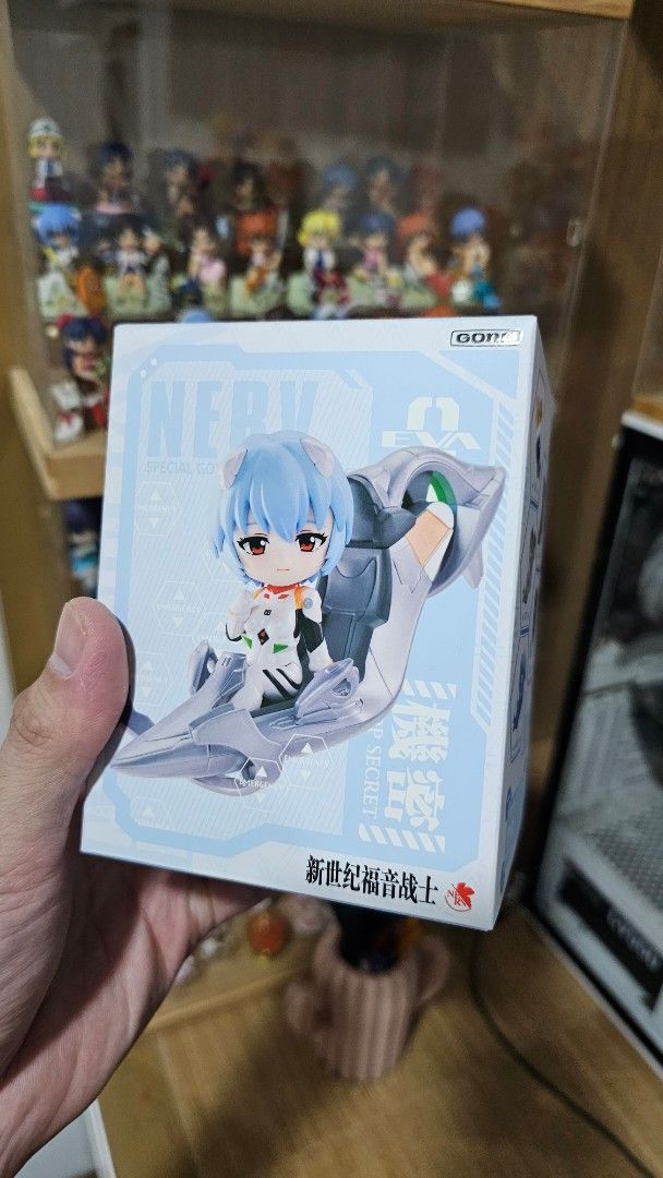 Evangelion Rei Ayanami Figure (Category: Figurines & Statues) located in Cavite. Submitted by smallboxofhappiness (Listing ID 1439251001, Image 1). Description: - Rei Ayanami figure from Evangelion - Brand new and sealed - Original packaging included - Features Japanese text - Part of the Secret series.