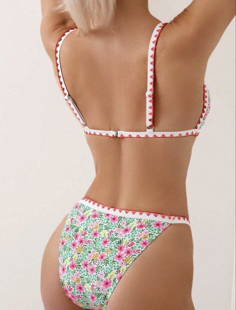 Floral Two Piece (Category: Bikinis & Swimsuits) located in Imus. Submitted by therealmf (Listing ID 1439417529, Image 2). Description: selling this two piece because i no longer need it also price is negotiable just hmu!! .