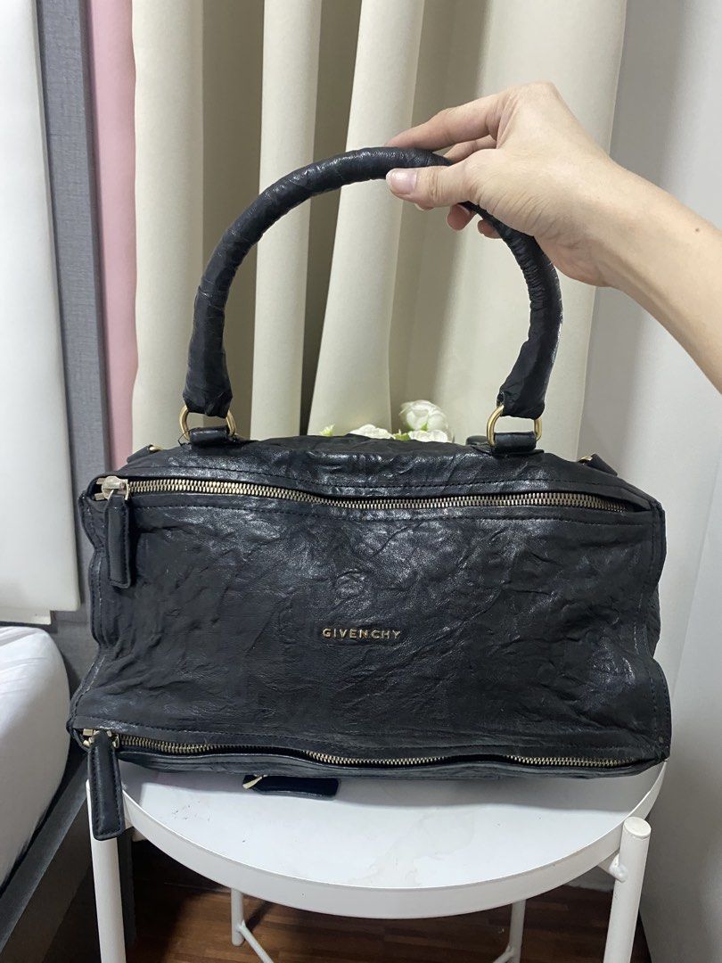 Givenchy Pandora Distressed Large (Category: Luxury Bags & Wallets) located in Santa Rosa. Submitted by sassycollection. (Listing ID 1439360295, Image 1). Description: Preloved Korea Distressed genuine leather With strap No major issue Just decluttering.