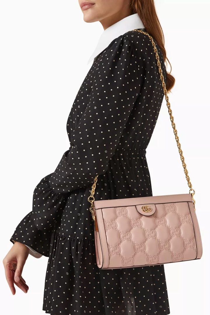 Gucci Matelasse Small Marmont (Category: Luxury Bags & Wallets) located in Manila. Submitted by ccluxuryy (Listing ID 1439354511, Image 3). Description: Guccí Matelasse Small Shoulder Bag 2026 purchased Brand new Comes complete with gift receipt P58k only Location: Merville, Paranaque Meet up: MOA, DLSU, Newport, Greenbelt, BGC Delivery: Grab, Lalamove or LBC Guaranteed authentic or money back 💯.