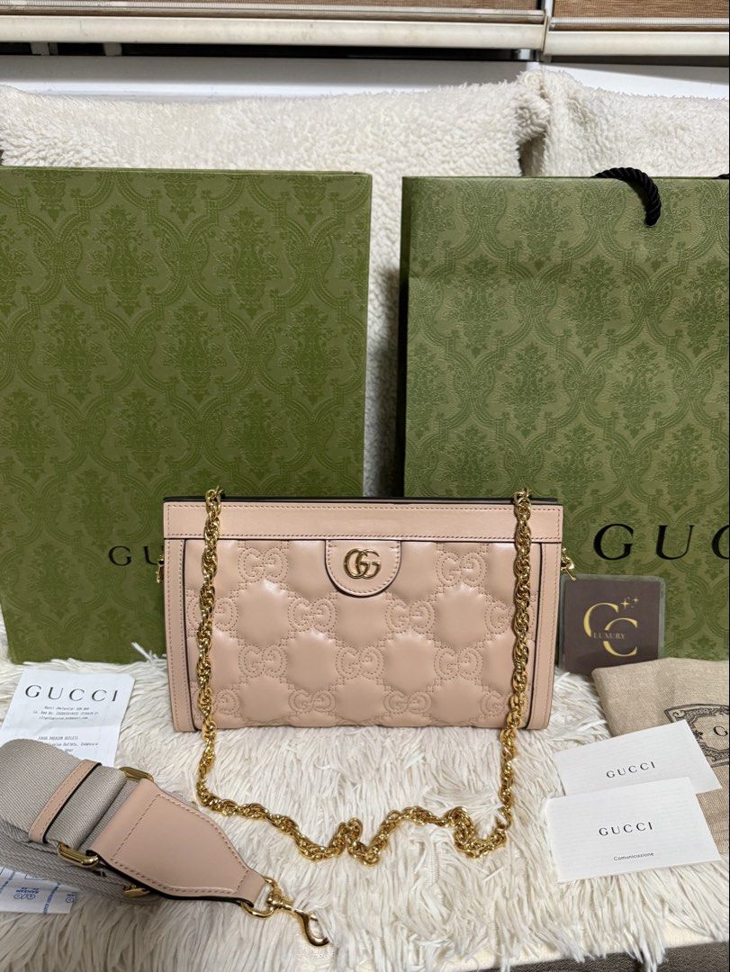 Gucci Matelasse Small Marmont (Category: Luxury Bags & Wallets) located in Manila. Submitted by ccluxuryy (Listing ID 1439354511, Image 1). Description: Guccí Matelasse Small Shoulder Bag 2026 purchased Brand new Comes complete with gift receipt P58k only Location: Merville, Paranaque Meet up: MOA, DLSU, Newport, Greenbelt, BGC Delivery: Grab, Lalamove or LBC Guaranteed authentic or money back 💯.