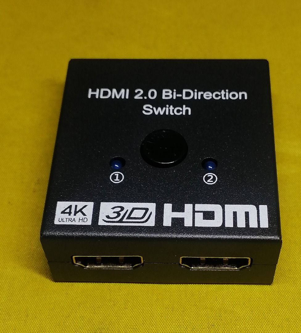 Hdmi Bi connector (Category: Lighting & Studio Equipment) located in Quezon City. Submitted by newwhale.f1c027 (Listing ID 1439307730, Image 2). Description: P350 hdmi bi connector 2in 1 out or 2in 2 out Brandnew pick up Lagro fairview Q.C. or via delivery lalamove rider po. Delivery fee sagot po ni buyer... Usually po buyer po ang nag book ng lalamove.. Para makita po at ma track nya si rider..fb page BSAonlinestore call 092zero 8114159 .