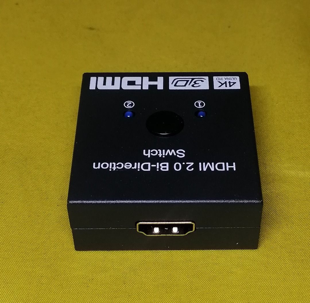 Hdmi Bi connector (Category: Lighting & Studio Equipment) located in Quezon City. Submitted by newwhale.f1c027 (Listing ID 1439307730, Image 3). Description: P350 hdmi bi connector 2in 1 out or 2in 2 out Brandnew pick up Lagro fairview Q.C. or via delivery lalamove rider po. Delivery fee sagot po ni buyer... Usually po buyer po ang nag book ng lalamove.. Para makita po at ma track nya si rider..fb page BSAonlinestore call 092zero 8114159 .