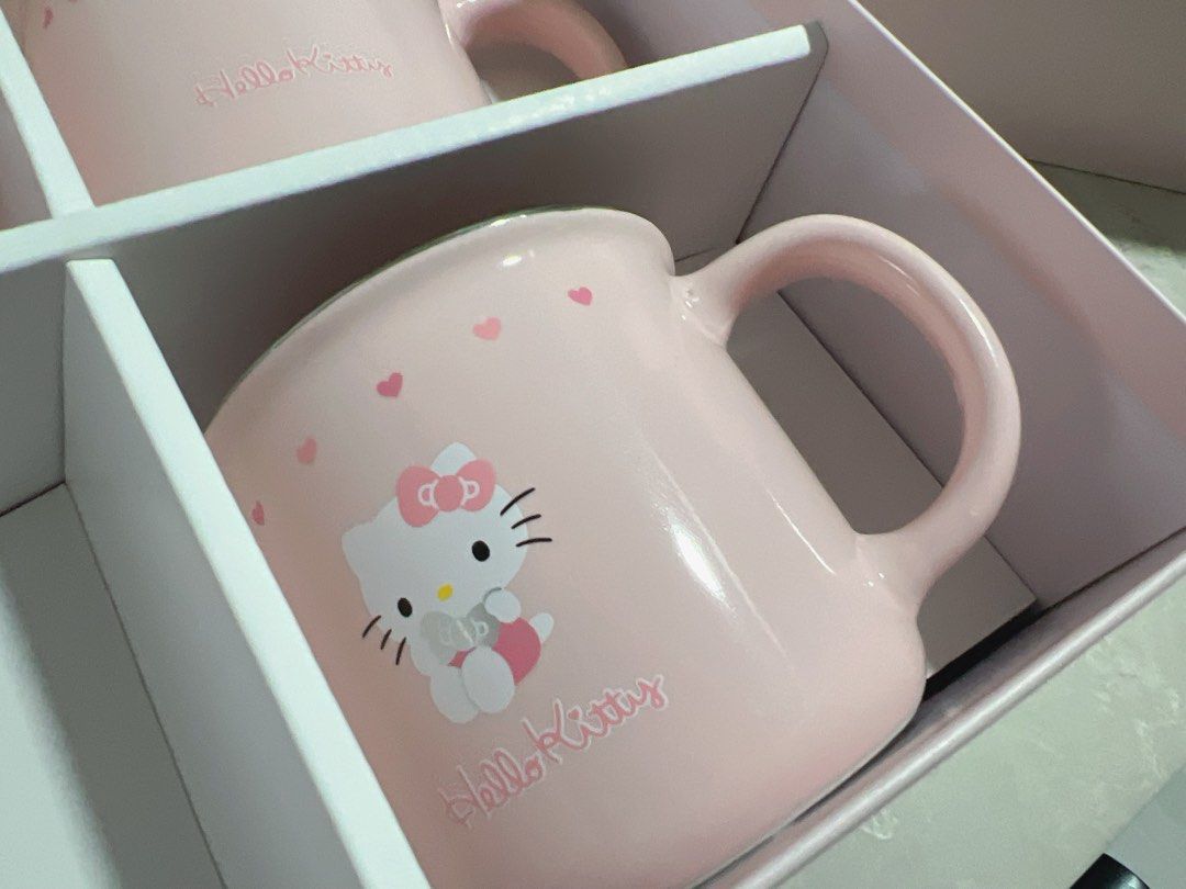 Hello Kitty Pink Mug Set461009584852183040