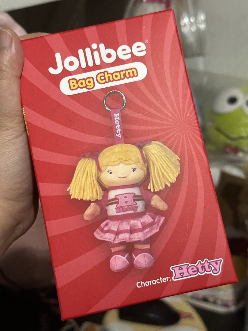 Hetty Bag Charm (Brand New | Sealed-Box) (Category: Charms) located in Rodriguez. Submitted by cgszone (Listing ID 1439261514, Image 1). Description: Hetty Bag Charm (Brand New | Sealed-Box) Official from Jollibee ₱480 each 📍 Location: Burgos, Rodriguez, Rizal ✅ Meet-up around Burgos ✅ Pick-up via Lalamove (yes to COD) ✅ J&T shipping (payment first) #hetty #jollibee.