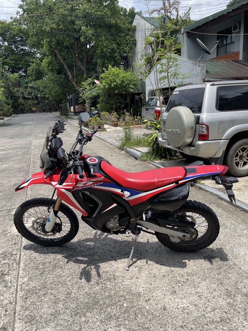 Honda CRF 250 Rally Motorcycle (Category: Motorbikes for Sale) located in Quezon City. Submitted by ramondavid (Listing ID 1439289828, Image 3). Description: 2019 CRF 250 RALLY 2020 Acquired 15xxx Odo Casa Maintained Newly Replaced Fork Oil and Seal Recently Replaced Battery Registered, Complete ORCR.