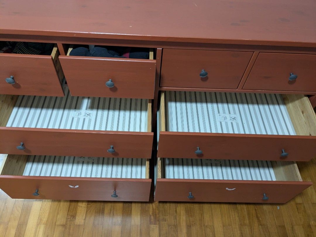 IKEA Hemnes Dresser - Red-Brown, Furniture & Home Living, Furniture, Shelves, Cabinets & Racks (Ready-Made) on Carousell IKEA Hemnes Dresser - Red-Brown, Furniture & Home Living, Furniture, Shelves, Cabinets & Racks (Ready-Made) on Carousell