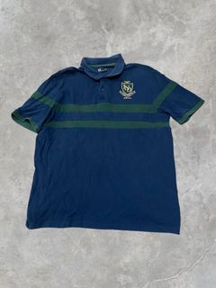 SALE - Vintage 1990s Black Ralph Lauren Polo Lion Crest Rugby