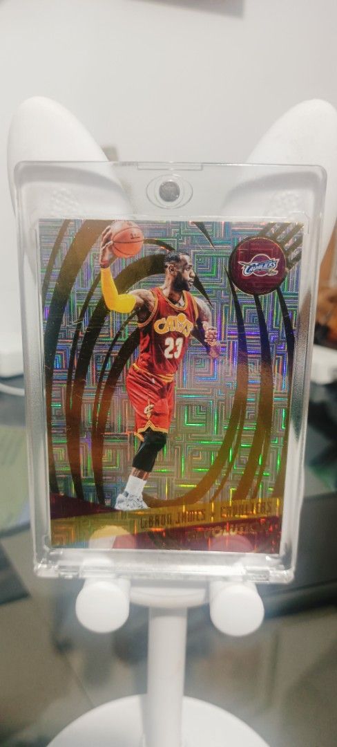 Infinite LeBron James cards (Category: Raw Singles) located in Makati City. Submitted by cardslabsale (Listing ID 1439288022, Image 1). Description: - condition mint to nrmint LeBron James NBA Hoops trading card. - Features LeBron James in a Cleveland Cavaliers jersey. - Card number 46 in the series. - Back of card includes player stats and information..
