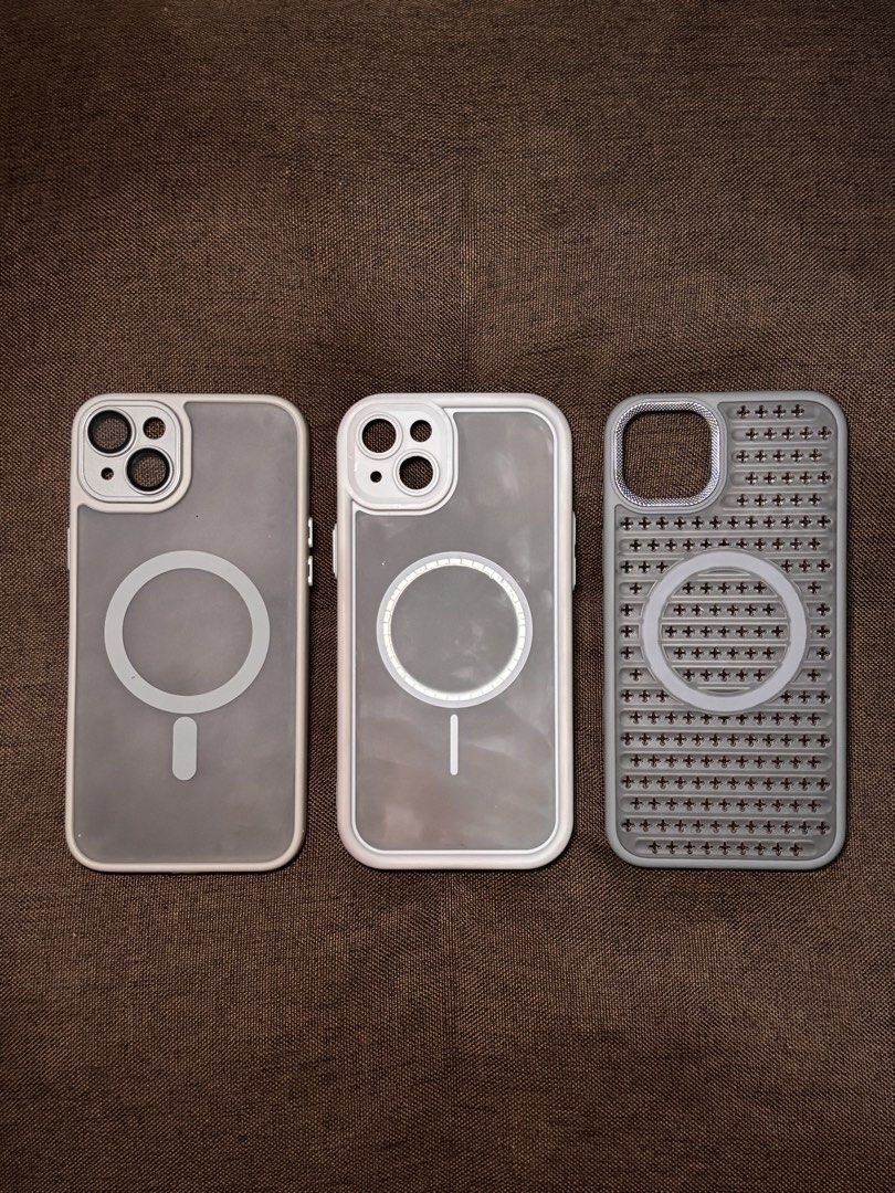 iPhone 15/14 plus phonecase (Category: Cases & Sleeves) located in Manila. Submitted by aeyss.essentials (Listing ID 1439297734, Image 2). Description: 💡 Features: • Fits iPhone 15 Plus / 14 Plus • Stylish + protective phone case ✨ • Lightweight and comfy to hold • Camera protection design • Perfect for everyday use 📌 Condition: Lightly Used 📌 Issue: None 📌 RFS: Decluttering / hindi na nagagamit 💸 Price: • ₱99 for 3 pcs • If below or more th