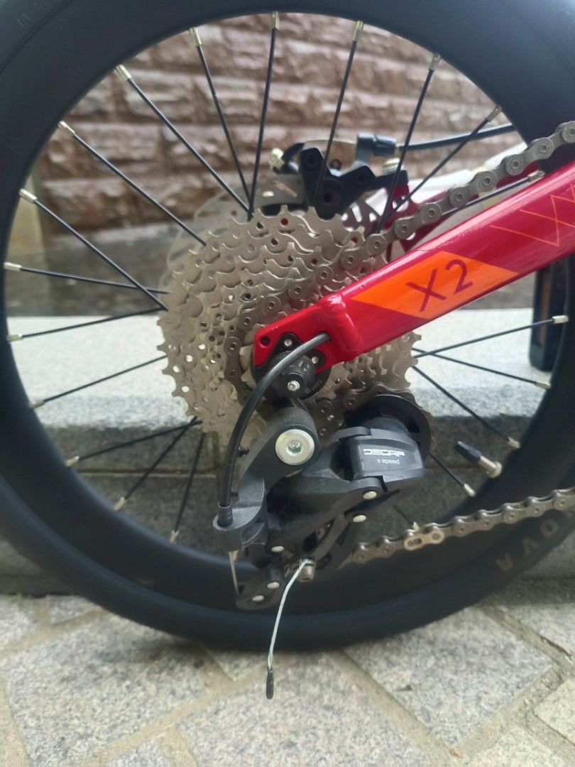 Java X2 （分類：單車）位於 Hong Kong。 由 tkobike09943194 提交（商品編號 1439274594，圖片 2）。簡介： Java X2 9s 前後碟剎 9速機械零件。