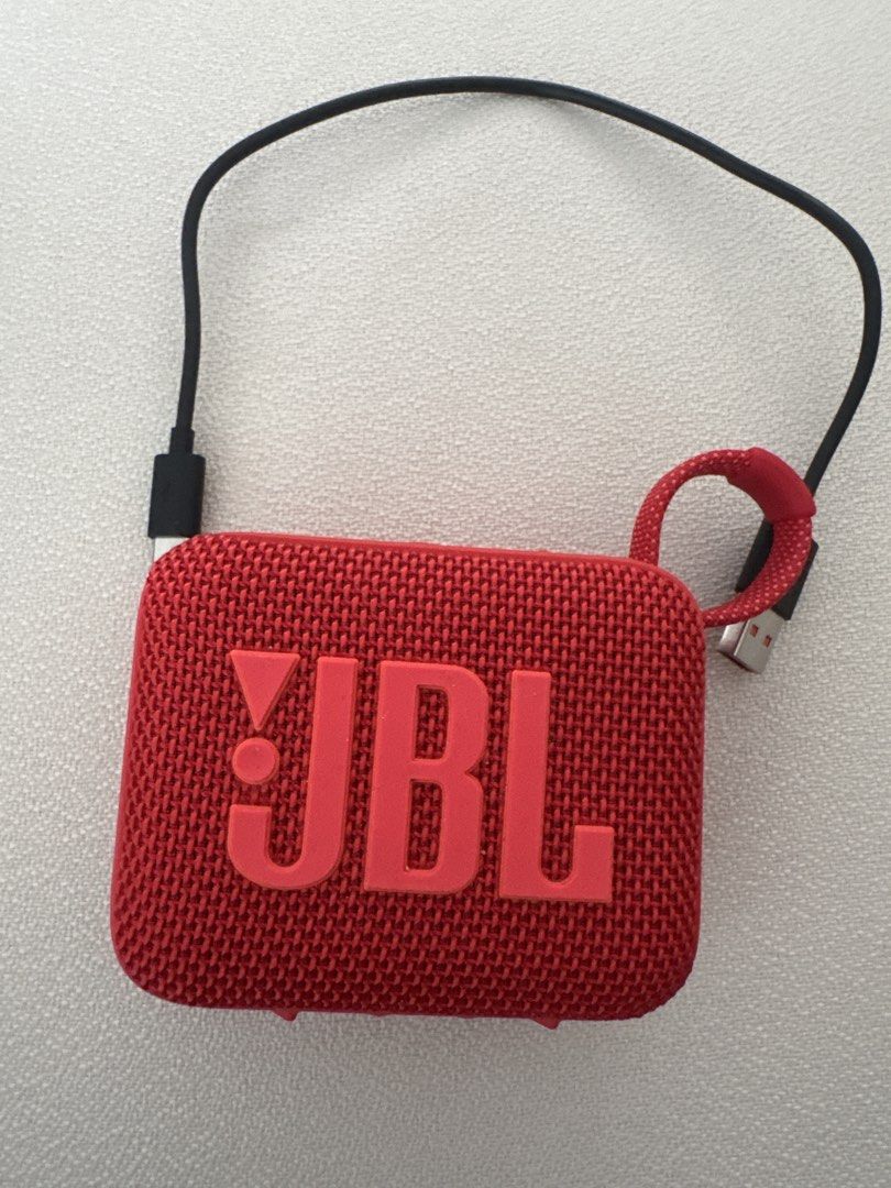 JBL Go 3 Portable Bluetooth Speaker - Red
