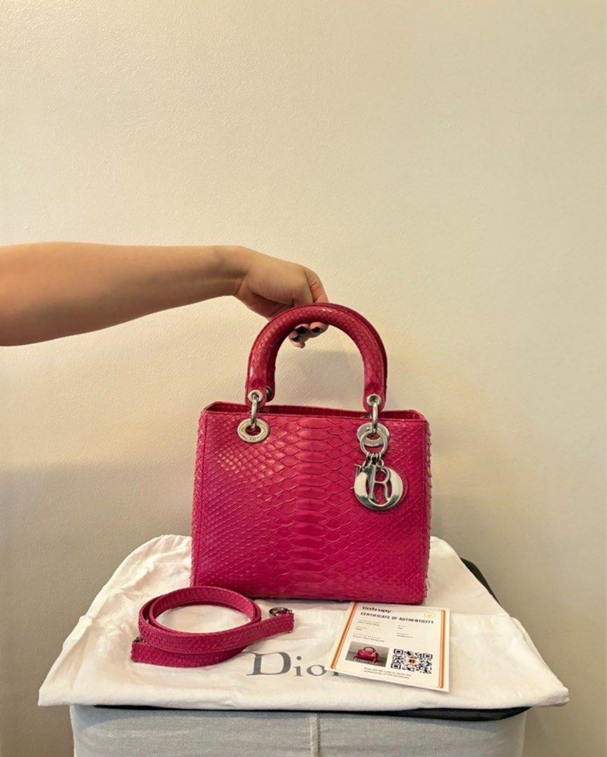 Lady Dior Python （分類：手袋及銀包）位於 Hong Kong。 由 moshimeee 提交（商品編號 1439287979，圖片 1）。簡介： 。