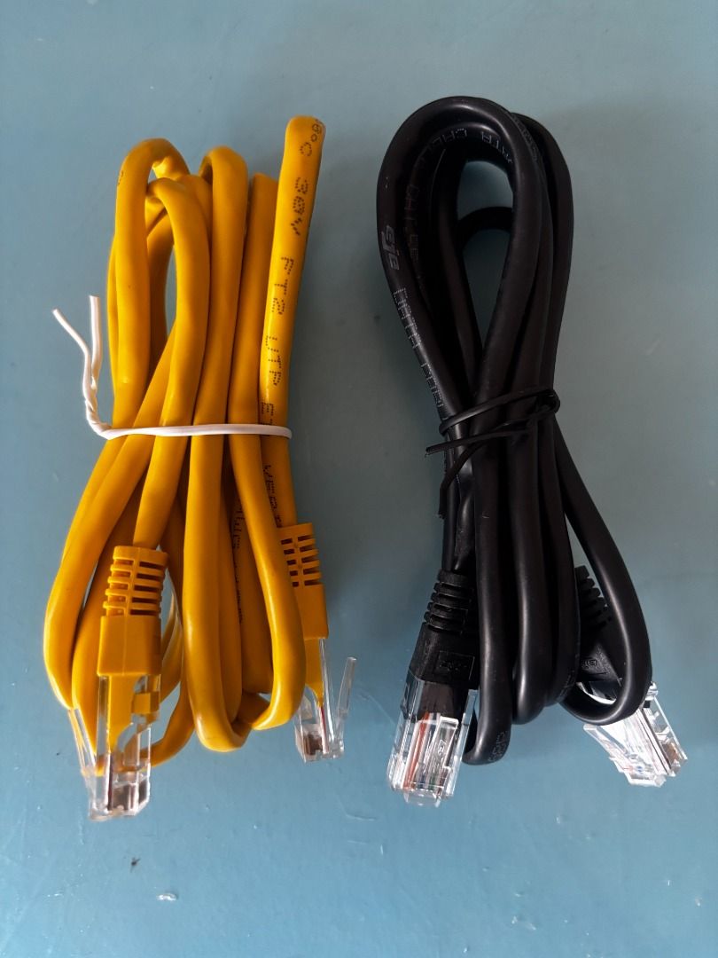 LAN Cable Cat 5e - Yellow and Black461291297273303040