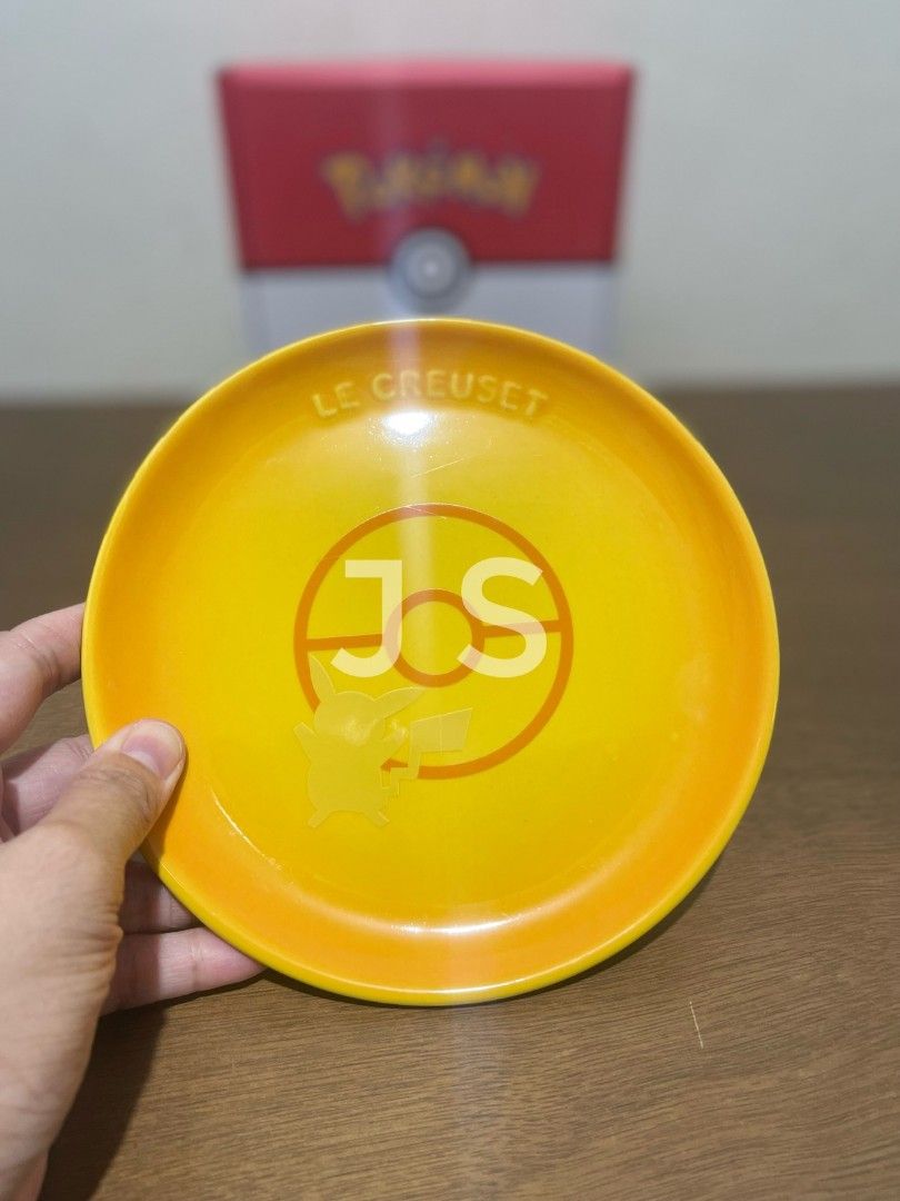 Le Creuset Pokemon Plate Set (Category: Dinnerware & Cutlery) located in Quezon City. Submitted by jiglieshop (Listing ID 1439291859, Image 2). Description: - Le Creuset Pokemon Plates Set - Featuring Pikachu, Charmander, and other Pokemon characters - Each plate has the Le Creuset logo - Available in various colors: yellow, orange, purple sold per 5 pcs plates 17 cm LOC CAMARIN CALOOCAN MOP GCASH OR COD PABILI SA RIDER.