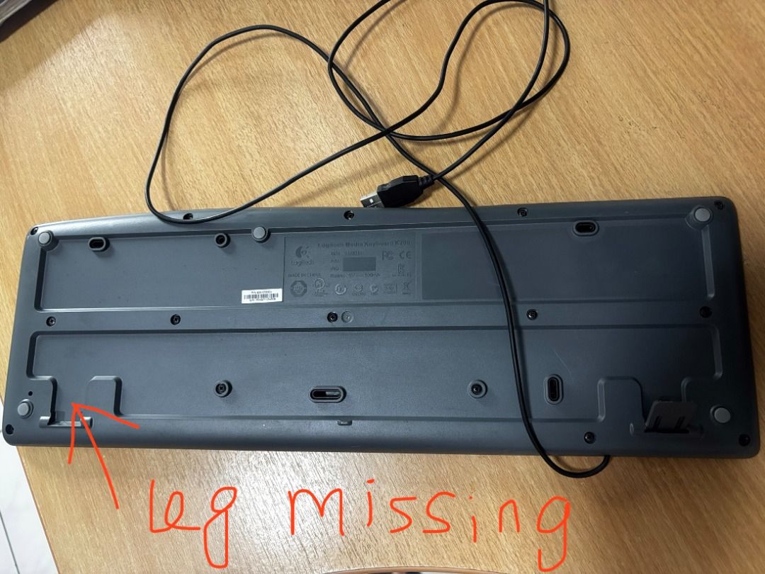 Logitech K200 Full-Sized Wired Keyboard--used461297720566763524