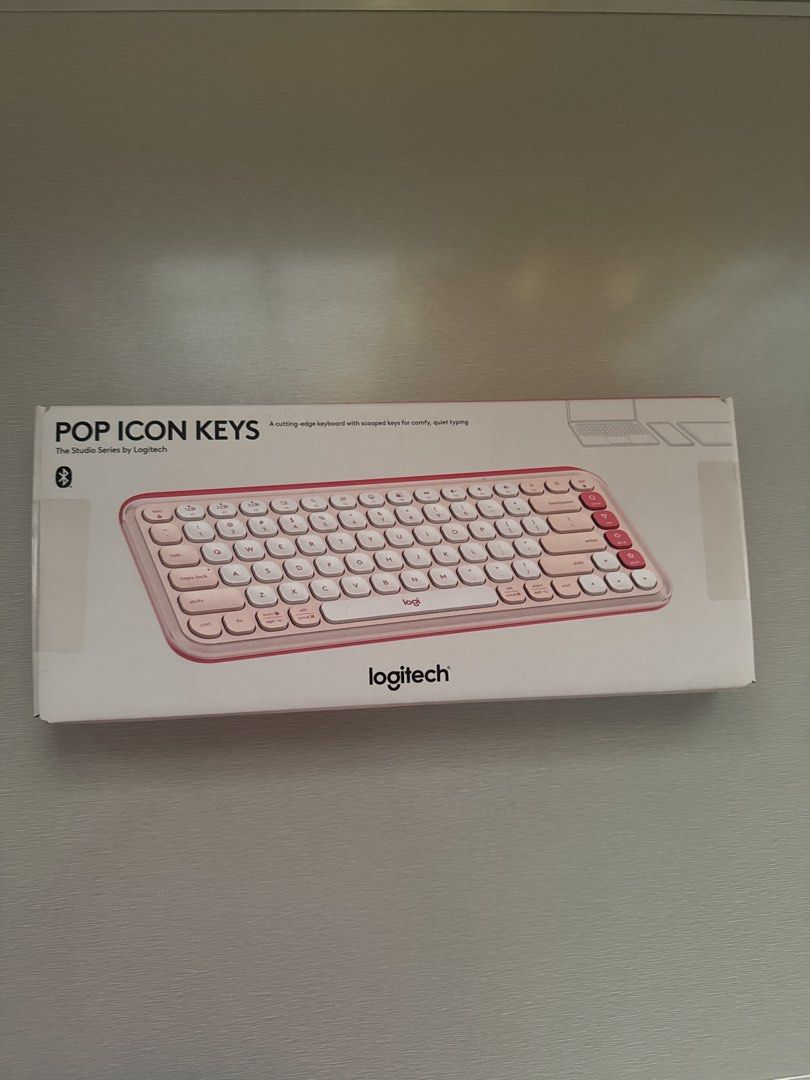 Logitech POP Icon Keys Wireless Keyboard - Rose461168575901214720