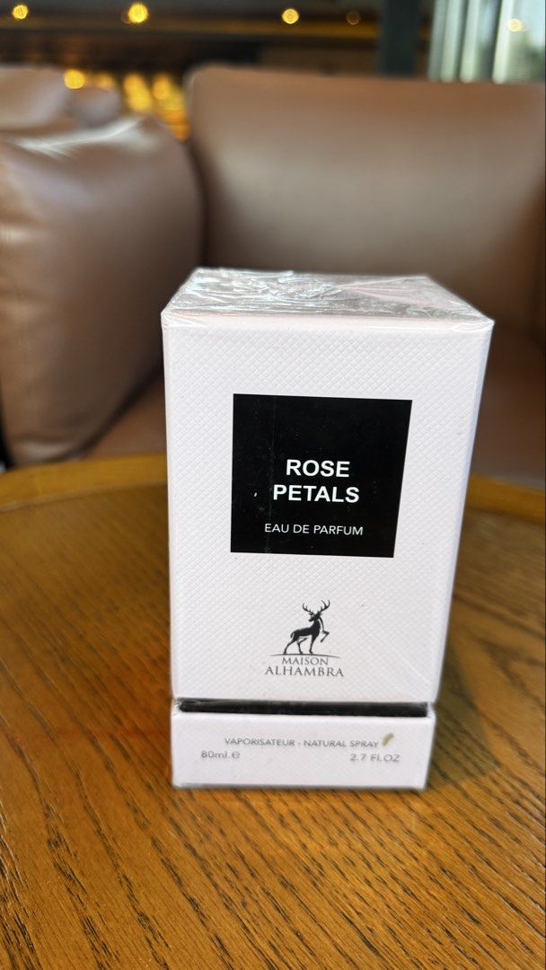 Maison Alhambra Rose Petals Eau de Parfum (Category: Fragrance & Deodorants) located in Navotas City. Submitted by papi404 (Listing ID 1429649805, Image 3). Description: Bnew sealed TF rose prick dup3.