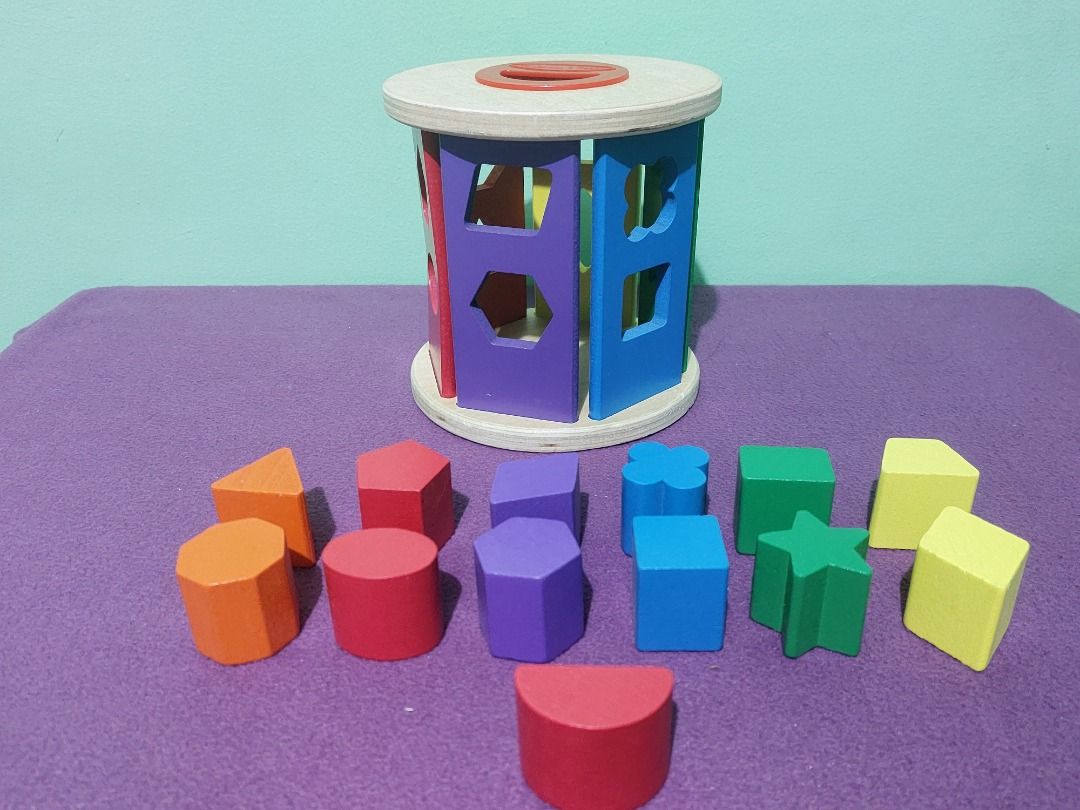 Melissa and Doug Match and Roll Shape Sorter (Category: Educational & Learning Toys) located in Paranaque City. Submitted by ca.firstonlinebiz (Listing ID 1439293964, Image 2). Description: Preloved Melissa and Doug Match and Roll Shape Sorter -complete sahpes -minimal sign of usage Loc. Greenheights Parañaque Open for shipping lalamove or Spx express Gcash, Maya, BPI paymen.