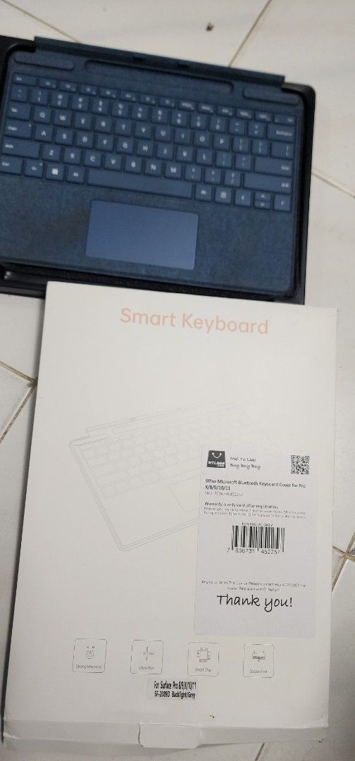 Microsoft Surface Pro Smart Keyboard Cover - Blue461295918494535681