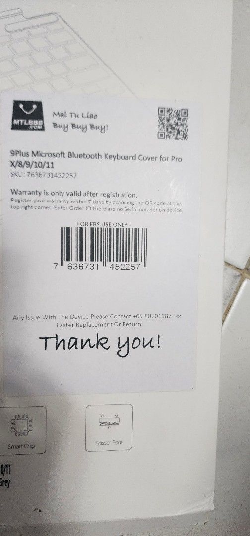 Microsoft Surface Pro Smart Keyboard Cover - Blue461295918494535682