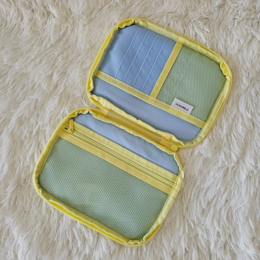 Miffy Multi Case (Category: Luxury Bags & Wallets) located in Taguig. Submitted by ljdm_22 (Listing ID 1439278170, Image 2). Description: - Cute Miffy and teddy bear design - Blue exterior with yellow zipper and trim - Multiple compartments and mesh pocket inside - Ideal for organizing small items including passport , ID's credit card etc. - Great accessory for Miffy fans.