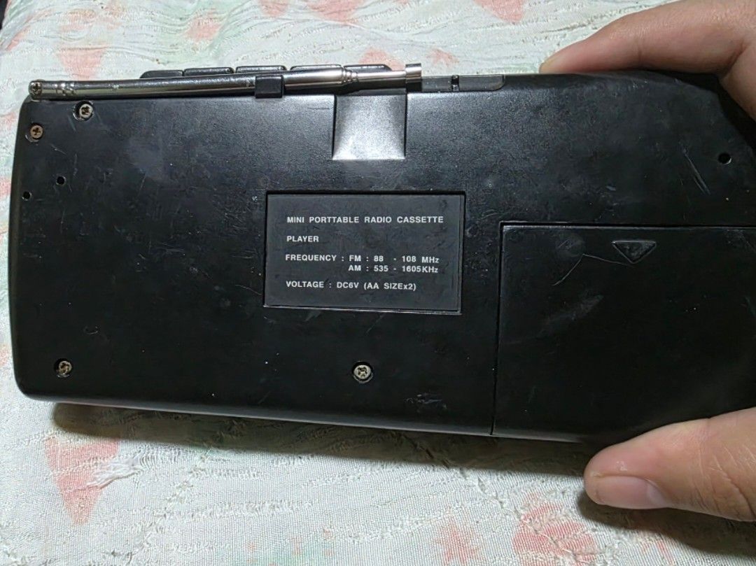 Mini Radio Cassette Recorder (Category: Portable Music Players) located in Manila. Submitted by kin1999 (Listing ID 1439356076, Image 3). Description: For Sale, bought from Japan years back. for vintage collectors out there! Radio works well, need lang parepair yung switches because of sensitivity due to usage. Cassette is also for repair. via Same-day deliver only..