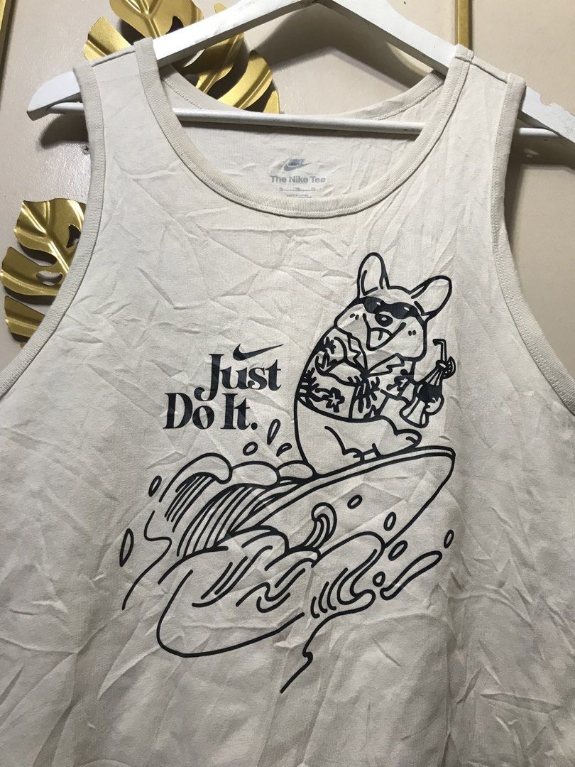Nike Sleeveless (Category: Tshirts & Polo Shirts ) located in Angeles City. Submitted by bashthriftstuff123 (Listing ID 1439382497, Image 3). Description: Nike Sleeveless Size xl on tag best fit large Width 21 Length 28 Verygood condi No issue 350 + SF.